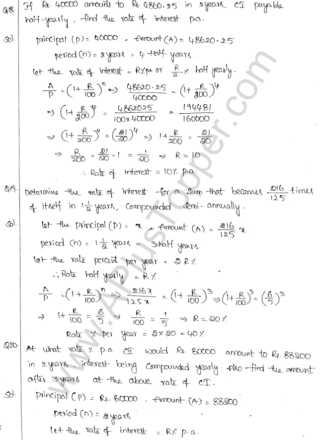 ML Aggarwal ICSE Solutions for Class 10 Maths Chapter 1 Compound Interest Q1.15