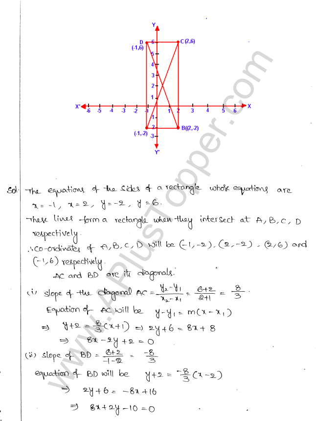 ML Aggarwal ICSE Solutions for Class 10 Maths Chapter 12 Equation of a Straight Line Q1.13