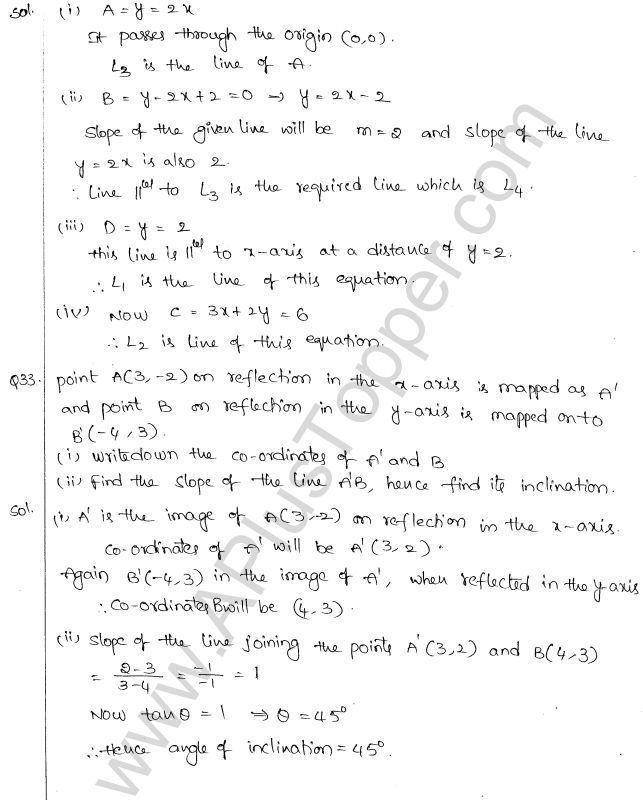 ML Aggarwal ICSE Solutions for Class 10 Maths Chapter 12 Equation of a Straight Line Q1.15