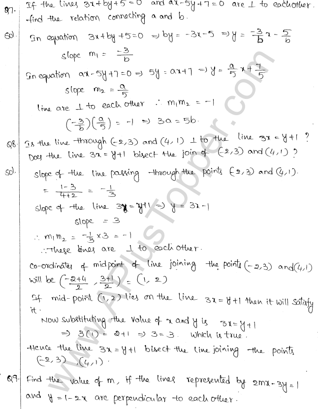 ML Aggarwal ICSE Solutions for Class 10 Maths Chapter 12 Equation of a Straight Line Q1.18