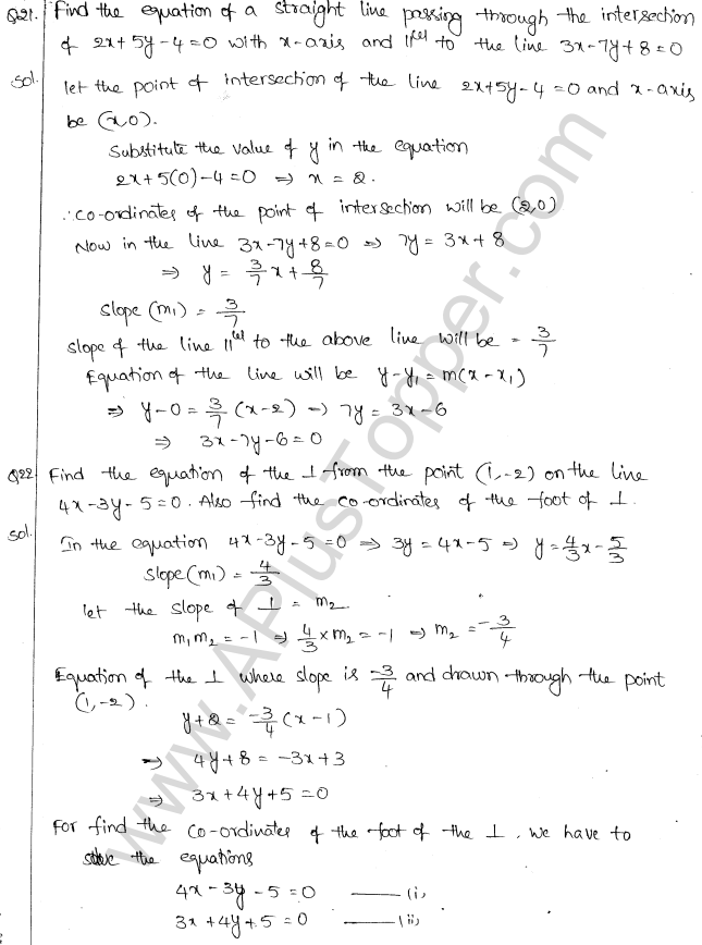 ML Aggarwal ICSE Solutions for Class 10 Maths Chapter 12 Equation of a Straight Line Q1.24