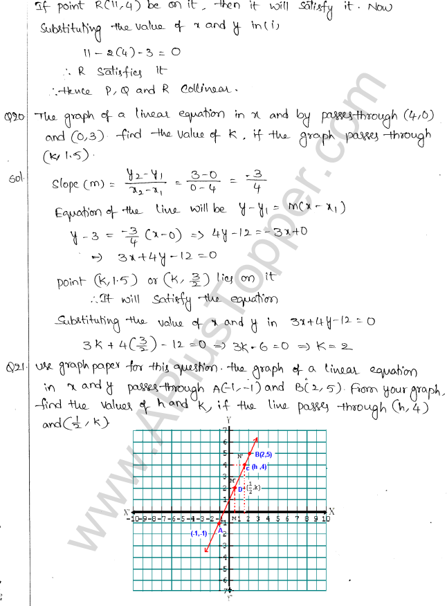ML Aggarwal ICSE Solutions for Class 10 Maths Chapter 12 Equation of a Straight Line Q1.7