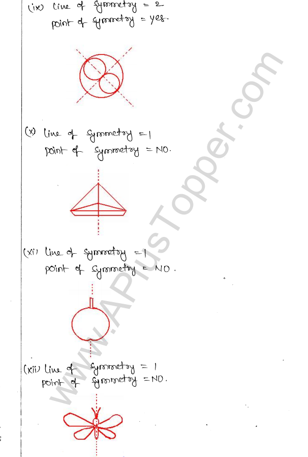 ML Aggarwal ICSE Solutions for Class 10 Maths Chapter 13 Symmetry Q1.12