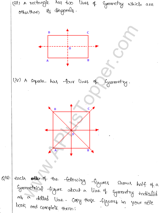 ML Aggarwal ICSE Solutions for Class 10 Maths Chapter 13 Symmetry Q1.14