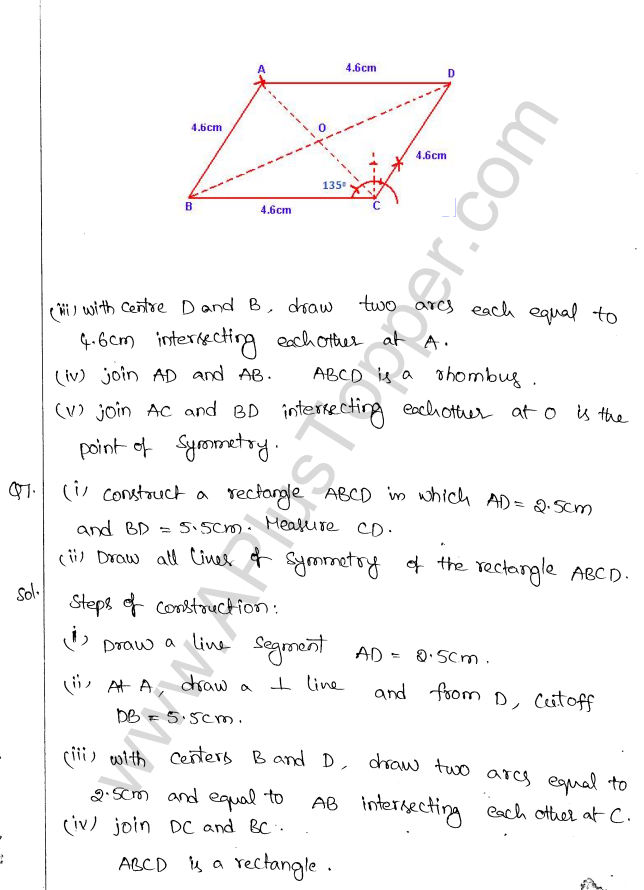ML Aggarwal ICSE Solutions for Class 10 Maths Chapter 13 Symmetry Q1.5