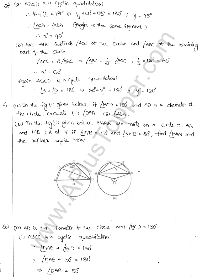 ML Aggarwal ICSE Solutions for Class 10 Maths Chapter 16 Circles Q1.29