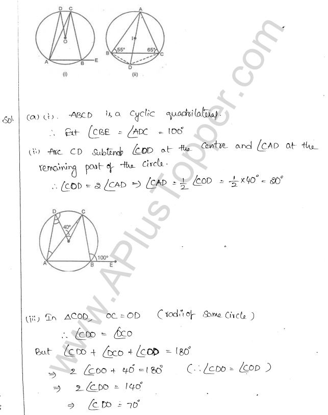 ML Aggarwal ICSE Solutions for Class 10 Maths Chapter 16 Circles Q1.49