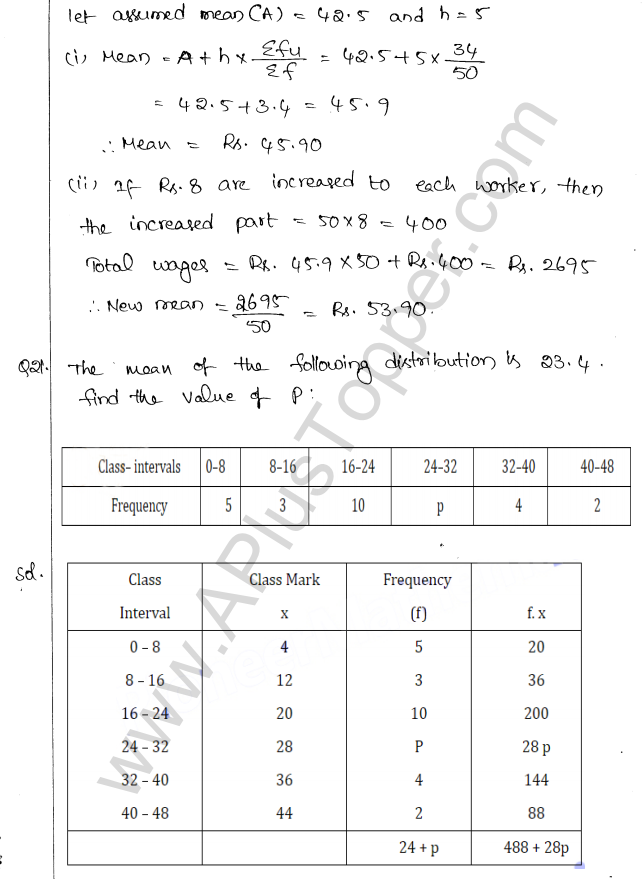 ML Aggarwal ICSE Solutions for Class 10 Maths Chapter 23 Measures of Central Tendency Q1.18