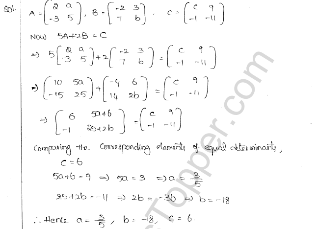 ML Aggarwal ICSE Solutions for Class 10 Maths Chapter 9 Matrices Q1.8