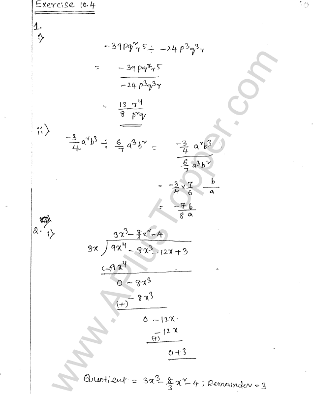 ML Aggarwal ICSE Solutions for Class 8 Maths Chapter 10 Algebraic Expressions and Identities 20