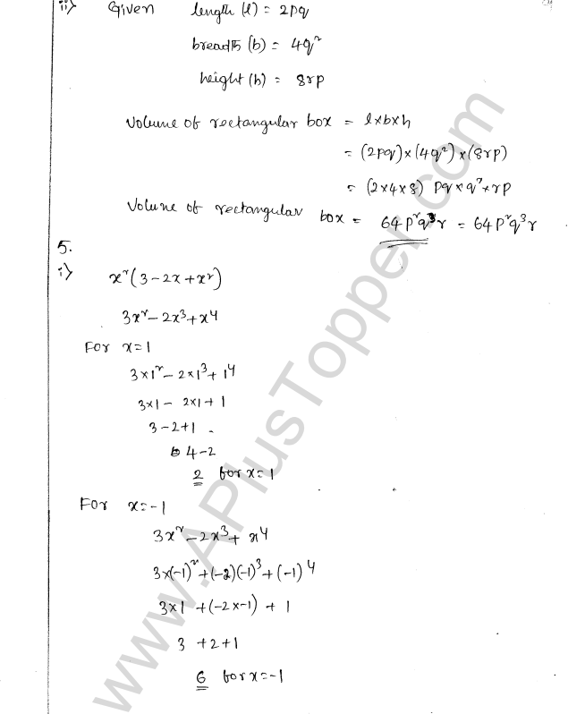 ML Aggarwal ICSE Solutions for Class 8 Maths Chapter 10 Algebraic Expressions and Identities 9