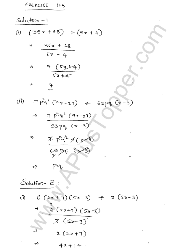 ML Aggarwal ICSE Solutions for Class 8 Maths Chapter 11 Factorisation 26