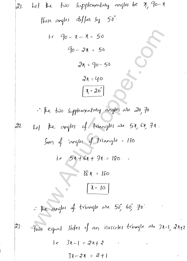 ML Aggarwal ICSE Solutions for Class 8 Maths Chapter 12 Linear Equations and Inqualities In one Variable 25