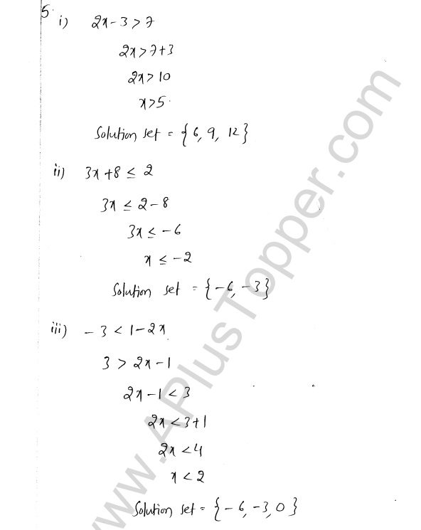 ML Aggarwal ICSE Solutions for Class 8 Maths Chapter 12 Linear Equations and Inqualities In one Variable 34