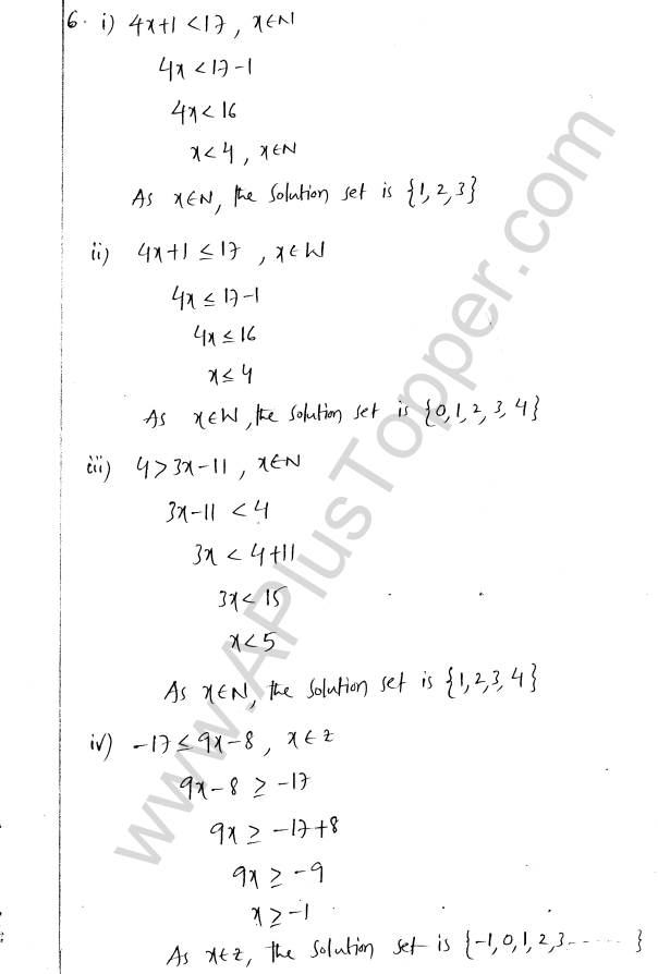 ML Aggarwal ICSE Solutions for Class 8 Maths Chapter 12 Linear Equations and Inqualities In one Variable 35