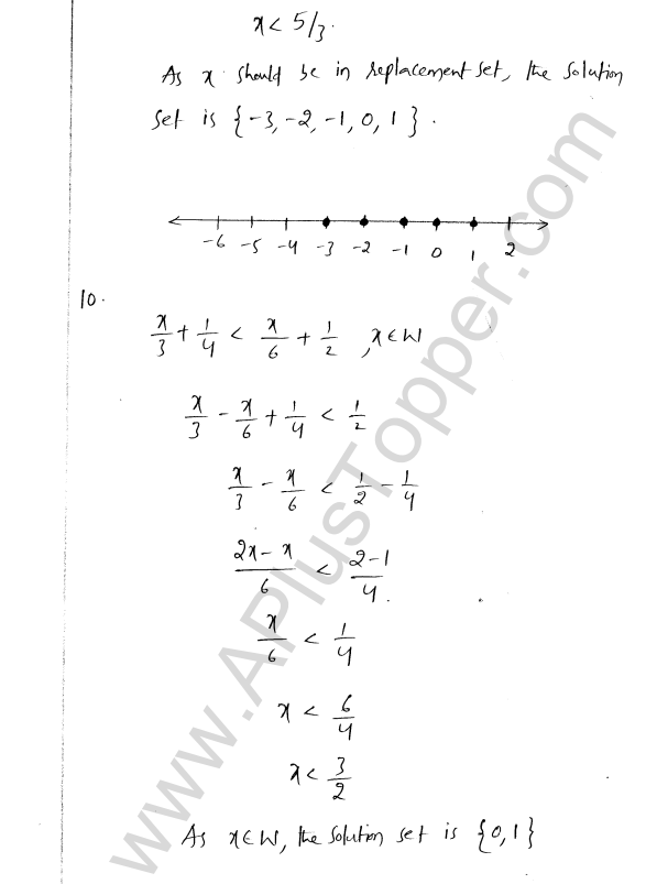 ML Aggarwal ICSE Solutions for Class 8 Maths Chapter 12 Linear Equations and Inqualities In one Variable 39