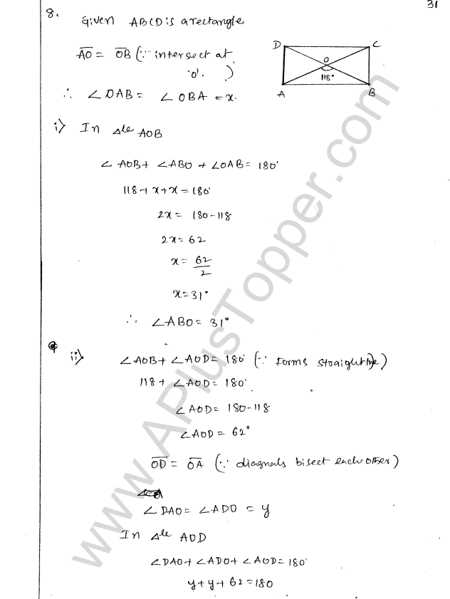 ML Aggarwal ICSE Solutions for Class 8 Maths Chapter 13 Understanding Quadrilaterals 30