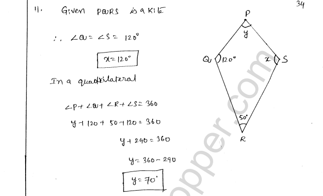ML Aggarwal ICSE Solutions for Class 8 Maths Chapter 13 Understanding Quadrilaterals 33