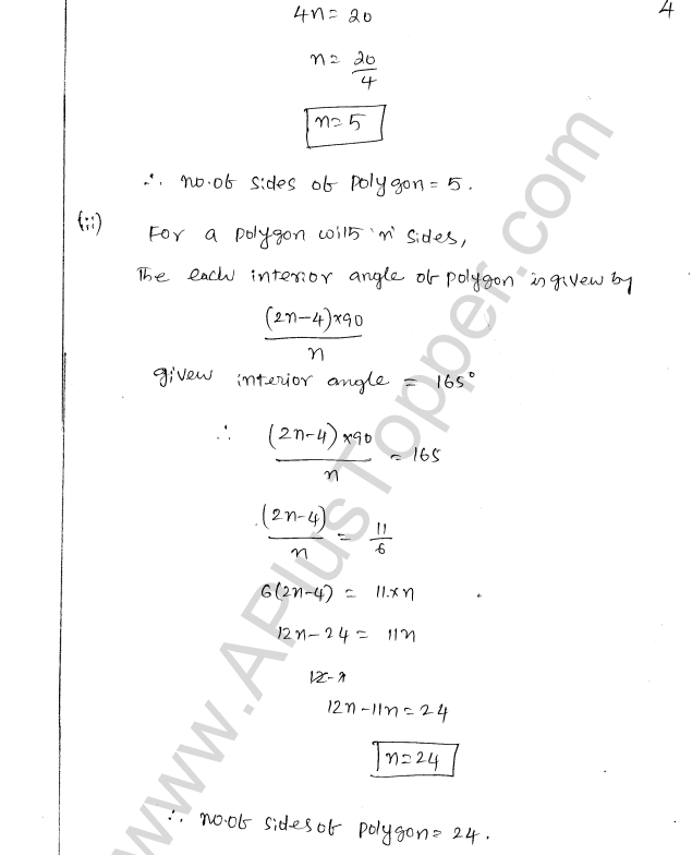 ML Aggarwal ICSE Solutions for Class 8 Maths Chapter 13 Understanding Quadrilaterals 4