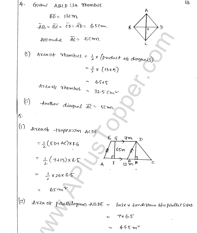 ML Aggarwal ICSE Solutions for Class 8 Maths Chapter 18 Mensuration 13