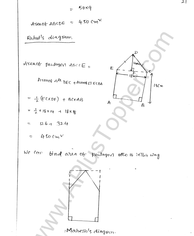 ML Aggarwal ICSE Solutions for Class 8 Maths Chapter 18 Mensuration 21