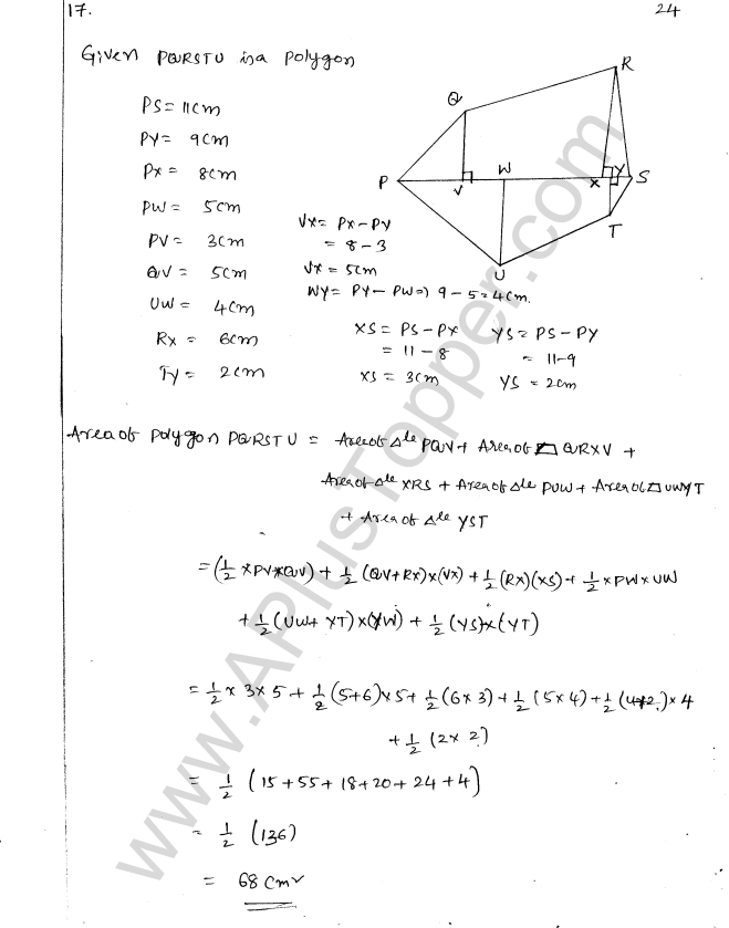 ML Aggarwal ICSE Solutions for Class 8 Maths Chapter 18 Mensuration 24