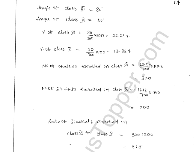 ML Aggarwal ICSE Solutions for Class 8 Maths Chapter 19 Data Handiling 14