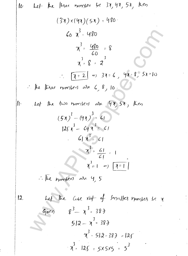 ML Aggarwal ICSE Solutions for Class 8 Maths Chapter 4 Cubes and Cube Roots 19