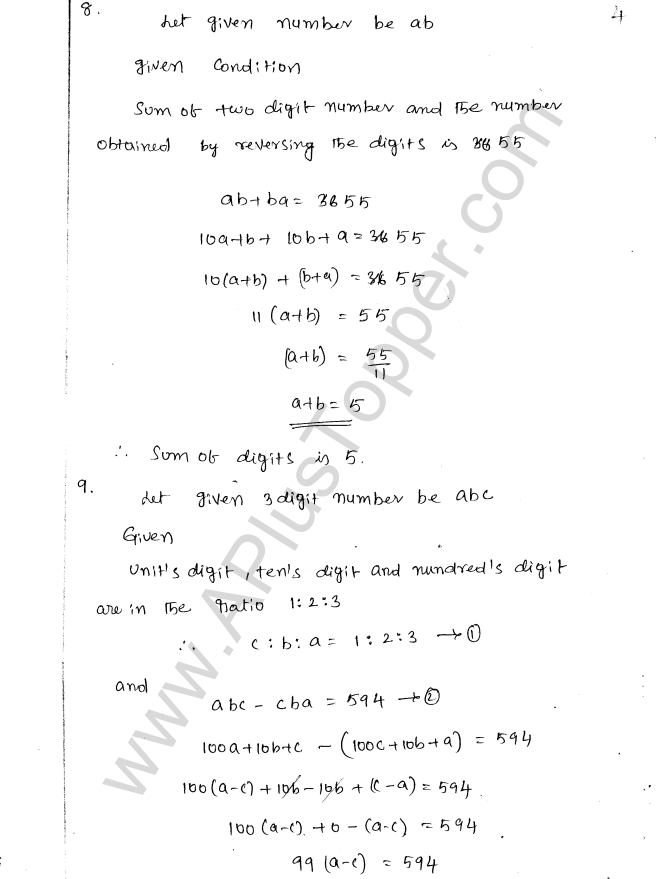 ML Aggarwal ICSE Solutions for Class 8 Maths Chapter 5 Playing with Numbers 4