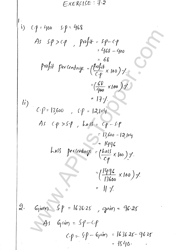 ML Aggarwal ICSE Solutions for Class 8 Maths Chapter 7 Percentage 21