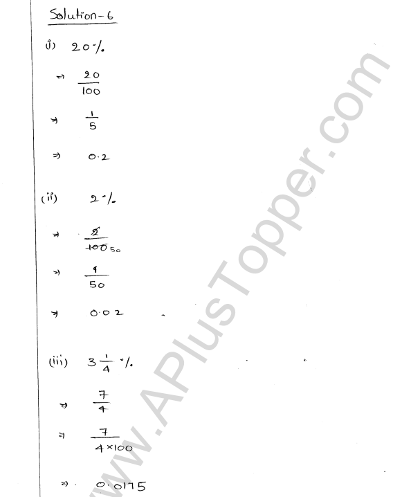 ML Aggarwal ICSE Solutions for Class 8 Maths Chapter 7 Percentage 5
