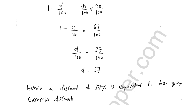 ML Aggarwal ICSE Solutions for Class 8 Maths Chapter 7 Percentage 50