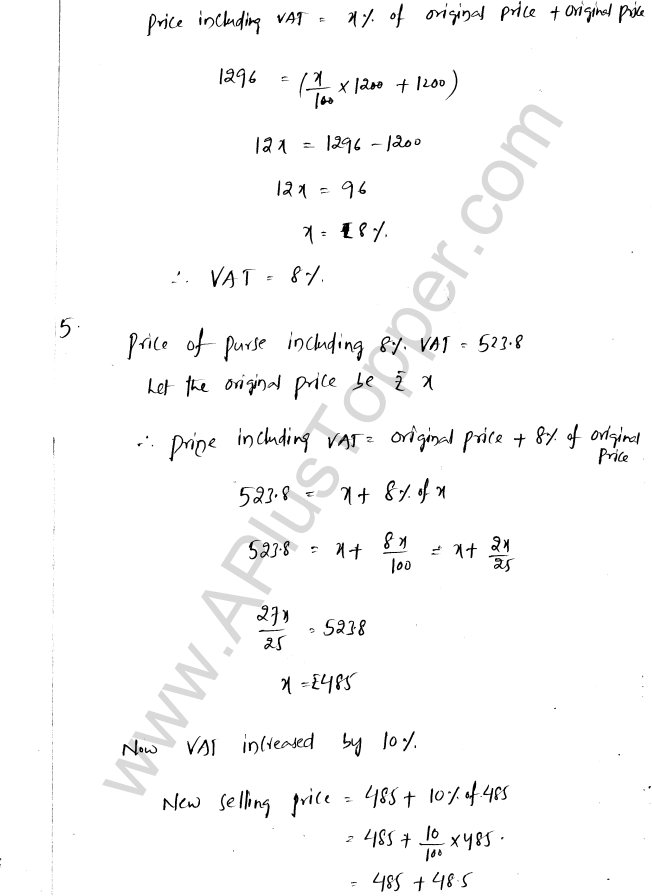 ML Aggarwal ICSE Solutions for Class 8 Maths Chapter 7 Percentage 53