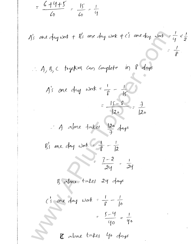 ML Aggarwal ICSE Solutions for Class 8 Maths Chapter 9 Direct and Inverse Variation 22