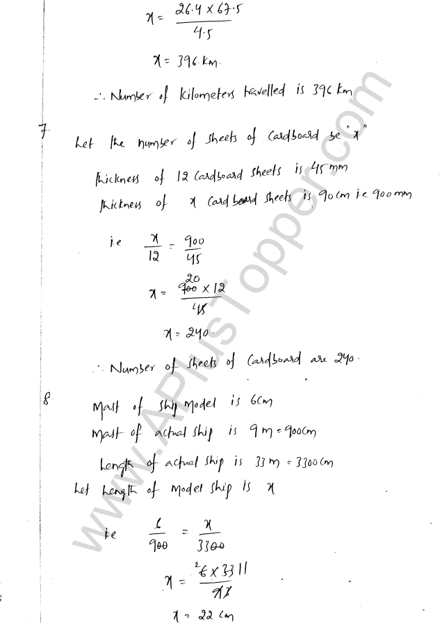 ML Aggarwal ICSE Solutions for Class 8 Maths Chapter 9 Direct and Inverse Variation 4
