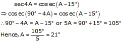 RS Aggarwal Solutions Class 10 Chapter 7 Trigonometric Identities 14.1