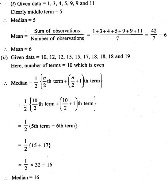 Selina Concise Mathematics Class 6 ICSE Solutions Chapter 34 Mean and Median image - 11