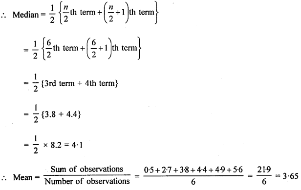 Selina Concise Mathematics Class 6 ICSE Solutions Chapter 34 Mean and Median image - 14