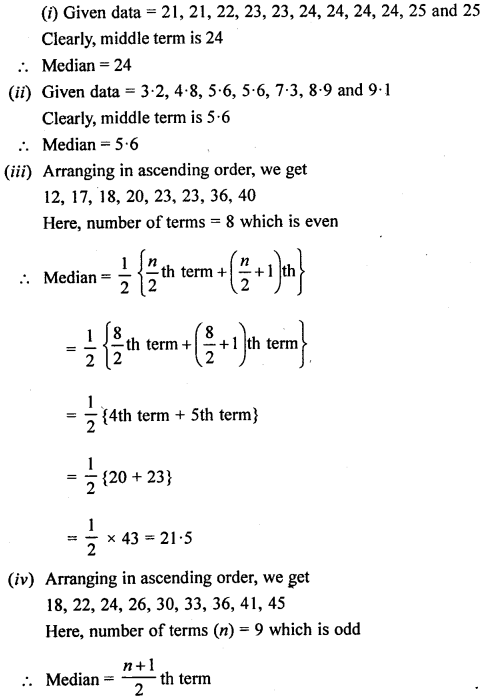 Selina Concise Mathematics Class 6 ICSE Solutions Chapter 34 Mean and Median image - 7