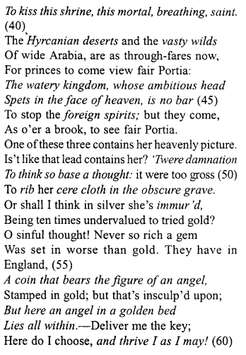 Merchant of Venice Act 2, Scene 7 Translation Meaning Annotations 5