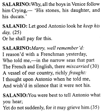 Merchant of Venice Act 2, Scene 8 Translation Meaning Annotations 3