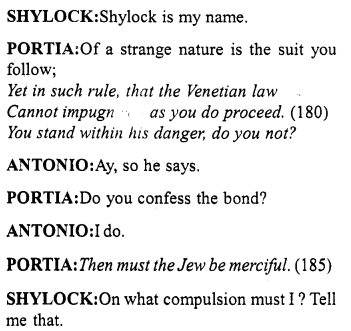 Merchant of Venice Act 4, Scene 1 Translation Meaning Annotations 17