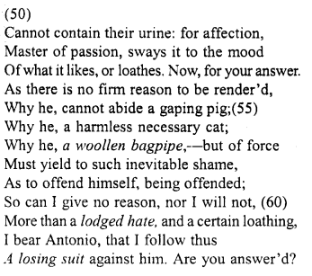 Merchant of Venice Act 4, Scene 1 Translation Meaning Annotations 5