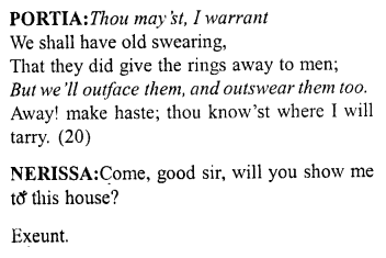 Merchant of Venice Act 4, Scene 2 Translation Meaning Annotations 2