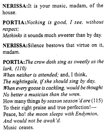 Merchant of Venice Act 5, Scene 1 Translation Meaning Annotations 10