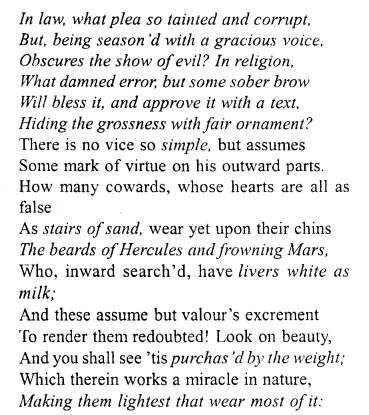 Merchant of Venice Workbook Answers Act III, Scene II 5