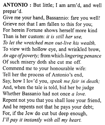 Merchant of Venice Workbook Answers Act IV, Scene I 14