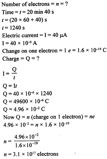 A New Approach to ICSE Physics Part 1 Class 9 Solutions Electricity and Magnetism - 1 14.1