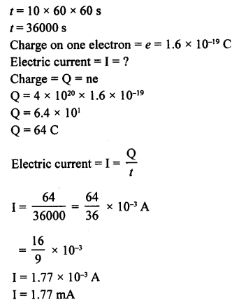 A New Approach to ICSE Physics Part 1 Class 9 Solutions Electricity and Magnetism - 1 15