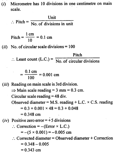 A New Approach to ICSE Physics Part 1 Class 9 Solutions Measurements and Experimentation 32